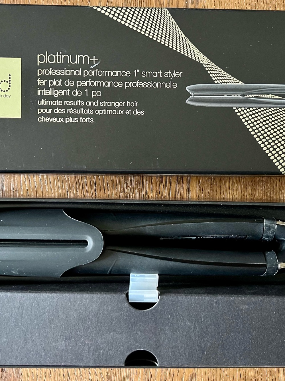 ghd Black Ceramic Hair Straightener - 1" Smart Styler